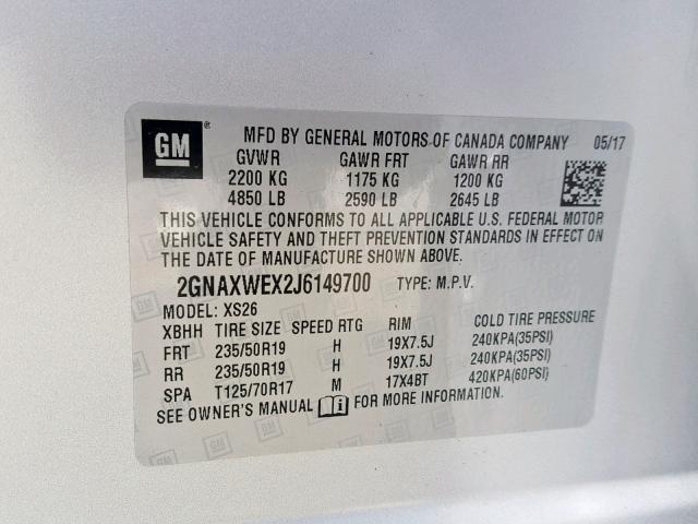 VIN 2T3BFREV6EW149337 2014 Toyota RAV4, LE no.10