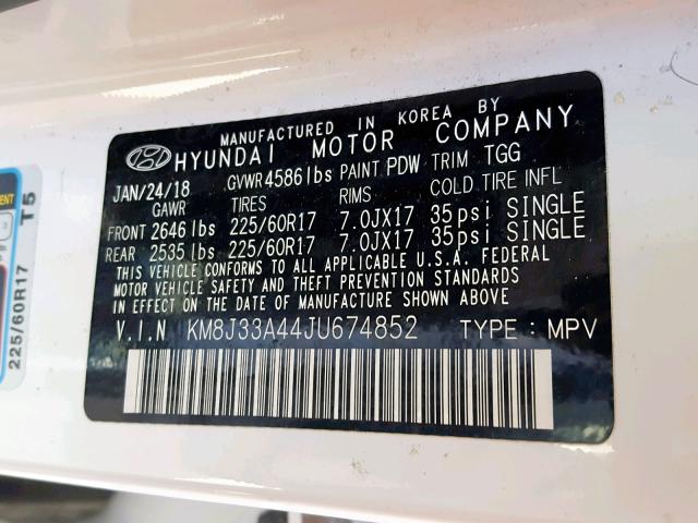 VIN 3GNAXUEV5NL272718 2022 Chevrolet Equinox, Awd Lt no.10