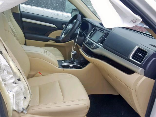 VIN 1HGCV1F36MA060730 2016 TOYOTA HIGHLANDER no.5