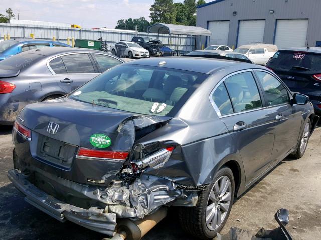 VIN WBA3K5C56EKT33274 2012 HONDA ACCORD EXL no.4