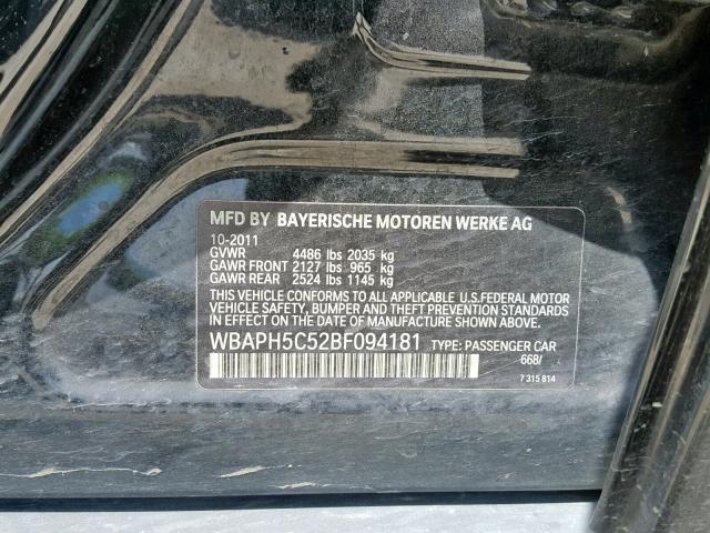 VIN 1G1PA5SG0F7298304 2011 BMW 328 I SULE no.10