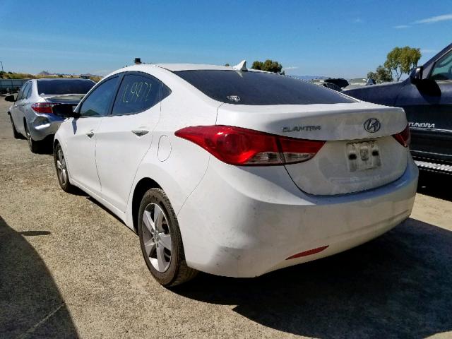 VIN 5XYK53DF0RG222071 2013 HYUNDAI ELANTRA GL no.3