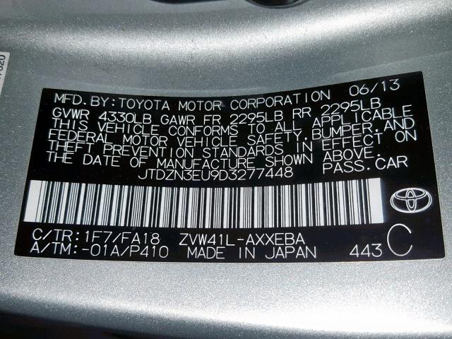 VIN 3N1CP5BV2ML495778 2021 Nissan Kicks, S Xtronic Cvt no.10