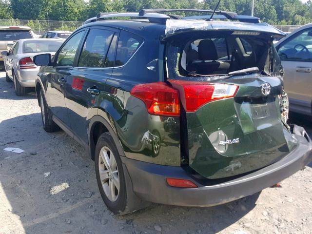 VIN KNADM4A35H6035032 2013 TOYOTA RAV4 XLE no.3