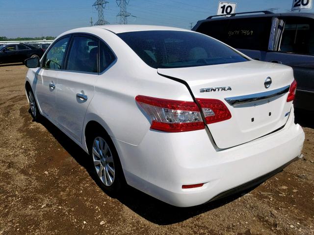 VIN 3KPF24AD7PE554599 2013 NISSAN SENTRA S no.3