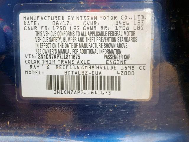 VIN 1HGCR2F72EA216826 2014 Honda Accord, EX no.10