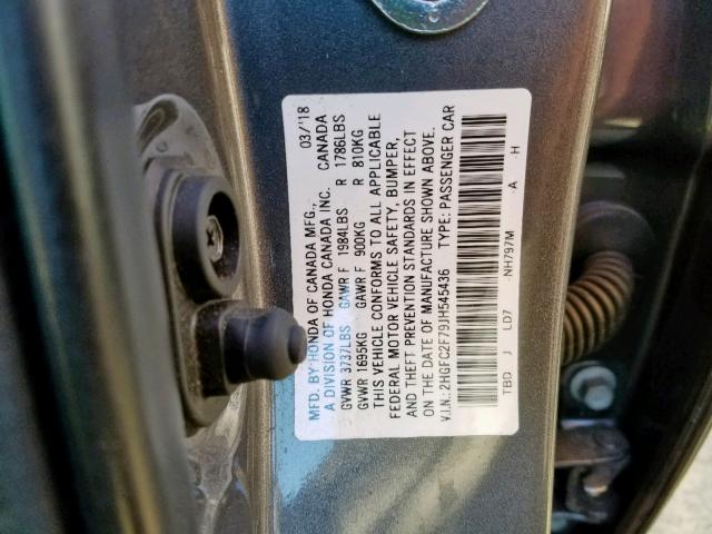 VIN 3FA6P0HD0HR254936 2017 Ford Fusion, SE no.10