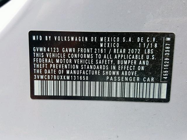 VIN 3FA6P0K99DR211307 2013 Ford Fusion, Titanium no.10