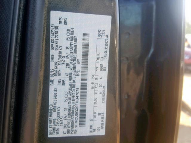 VIN WBA5A5C58GD526562 2016 BMW 5 Series, 528I no.10