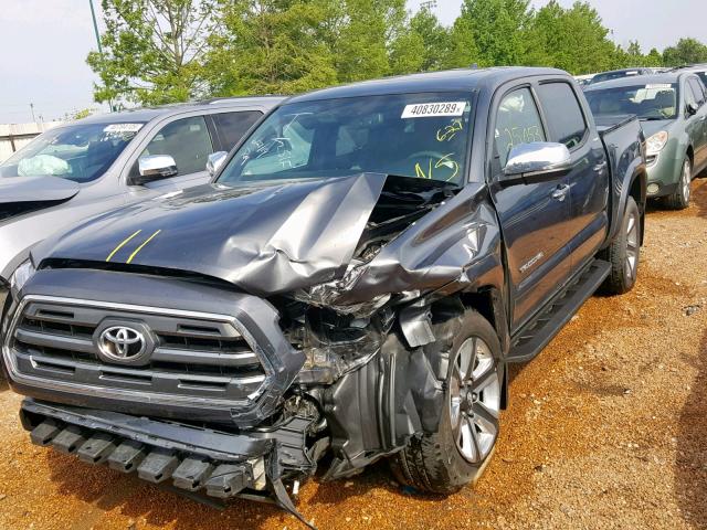 VIN 1FMCU9H64LUA76621 2017 TOYOTA TACOMA DOU no.2