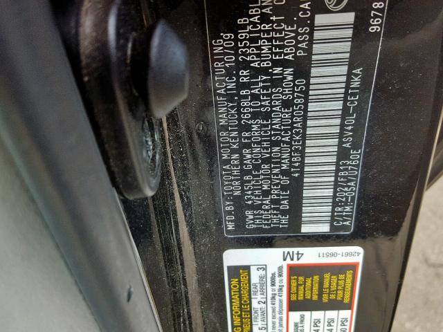 VIN 1HGCR2F3XEA252602 2014 Honda Accord, LX no.10