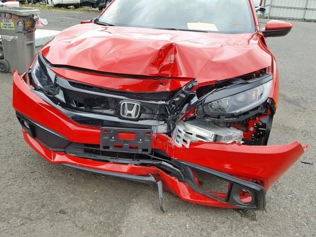 VIN 3LN6L5A98HR633784 2019 HONDA CIVIC SPOR no.9