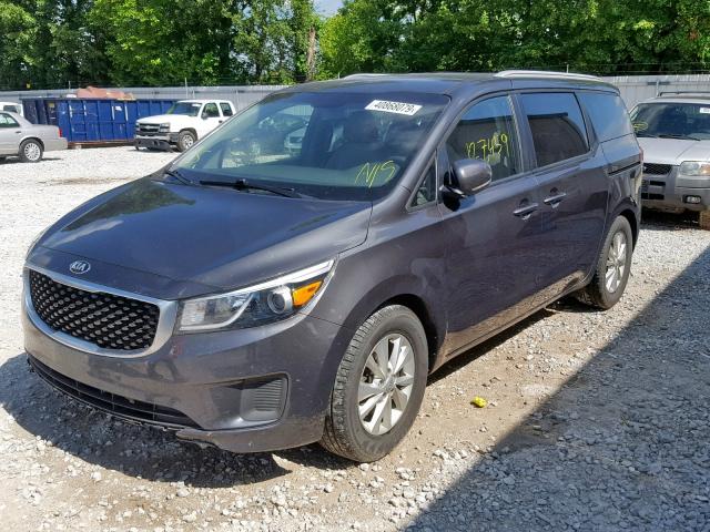 VIN WDDSJ4GB7GN285366 2015 KIA SEDONA LX no.2