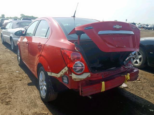 VIN 2HGFE2F25PH539575 2013 CHEVROLET SONIC LT no.3