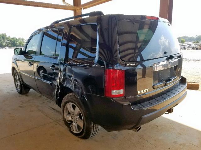 VIN 3KPF24AD6ME361520 2009 HONDA PILOT EXL no.3