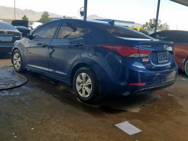 VIN WA1BNAFY7J2150457 2016 HYUNDAI ELANTRA SE no.3