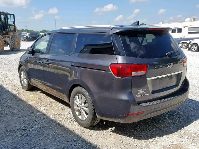 VIN WDDSJ4GB7GN285366 2015 KIA SEDONA LX no.3