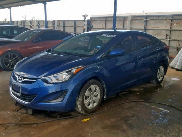 VIN WA1BNAFY7J2150457 2016 HYUNDAI ELANTRA SE no.2