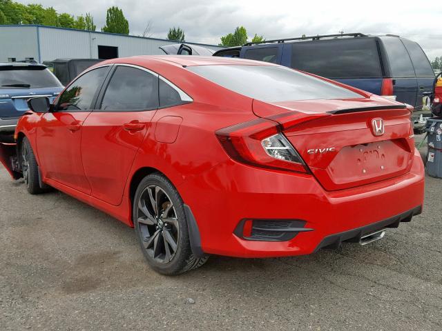 VIN 3LN6L5A98HR633784 2019 HONDA CIVIC SPOR no.3