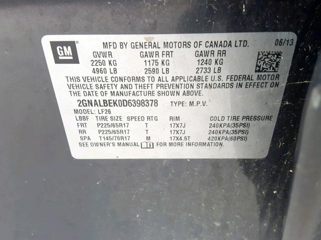 VIN 3FA6P0H7XGR246108 2016 Ford Fusion, SE no.10