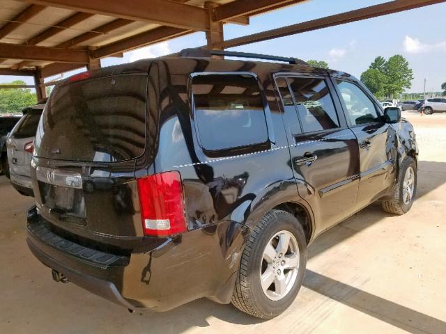 VIN 3KPF24AD6ME361520 2009 HONDA PILOT EXL no.4