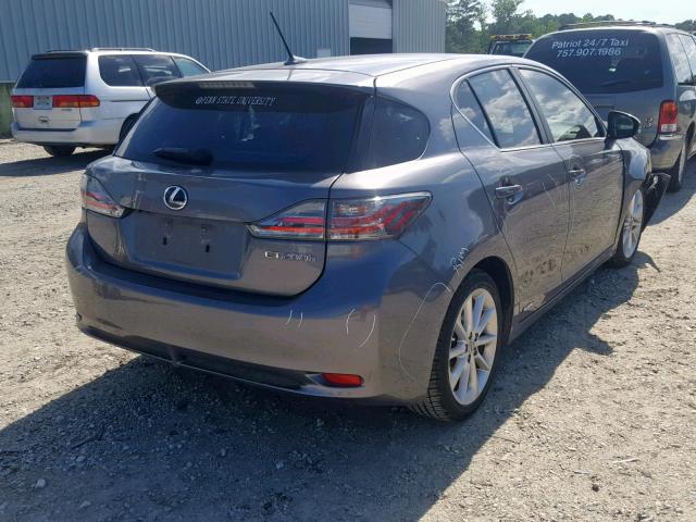 VIN WBA5A5C58ED505417 2012 LEXUS CT 200 no.4