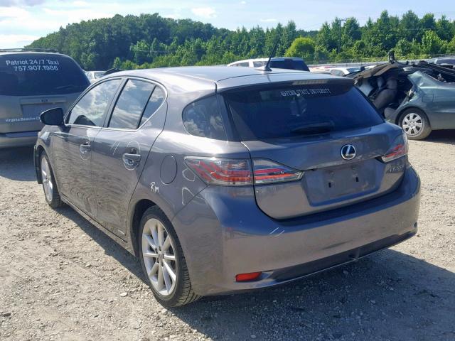 VIN WBA5A5C58ED505417 2012 LEXUS CT 200 no.3