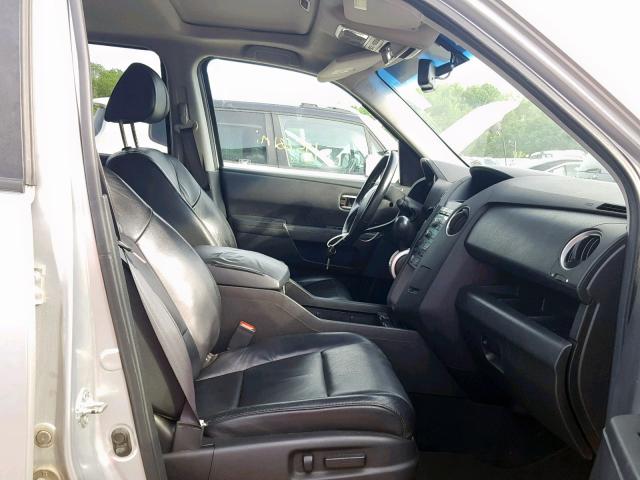 VIN 5J6RM4H76DL068550 2010 HONDA PILOT EXL no.5