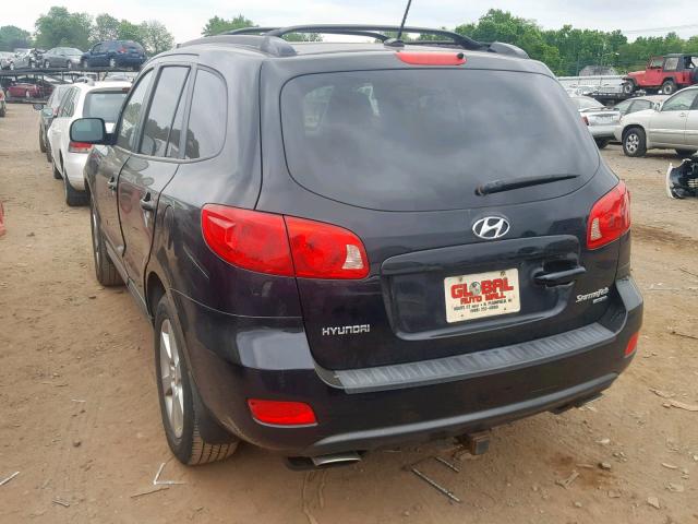 VIN 4JGDA5HB1DA196298 2007 HYUNDAI SANTA FE S no.3