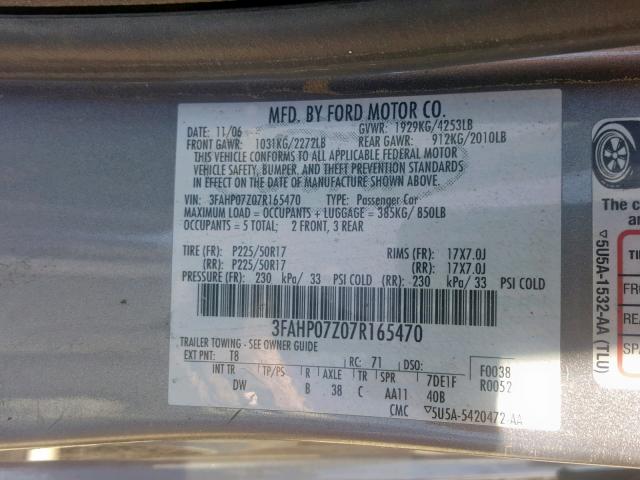 VIN KMHD84LF2KU791706 2019 Hyundai Elantra, Sel no.10