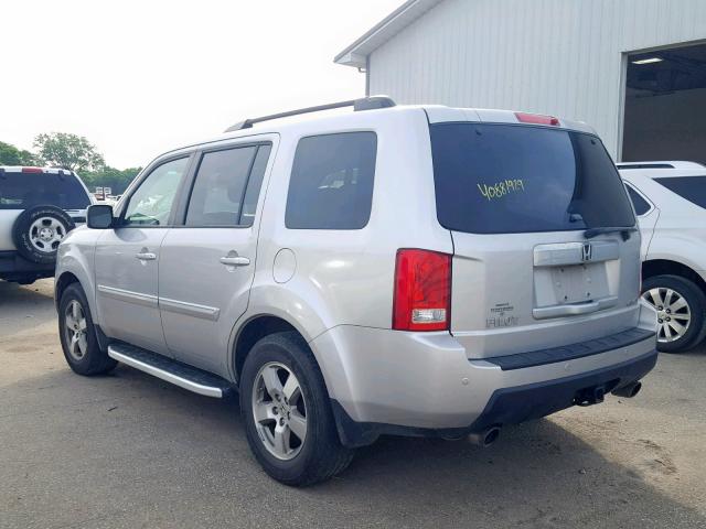 VIN 5J6RM4H76DL068550 2010 HONDA PILOT EXL no.3