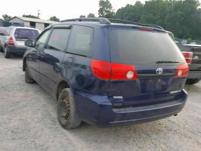 VIN 3VW5T7AU8GM066985 2006 TOYOTA SIENNA CE no.3