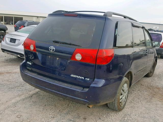 VIN 3VW5T7AU8GM066985 2006 TOYOTA SIENNA CE no.4