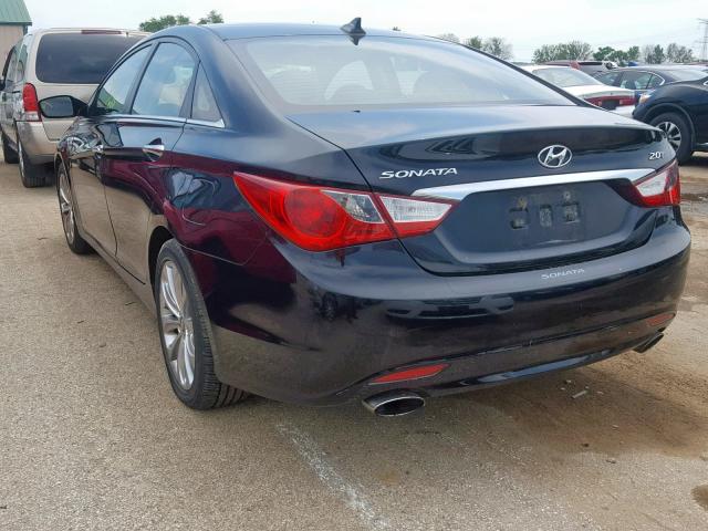 VIN 1FMCU0F71DUD22520 2012 HYUNDAI SONATA SE no.3