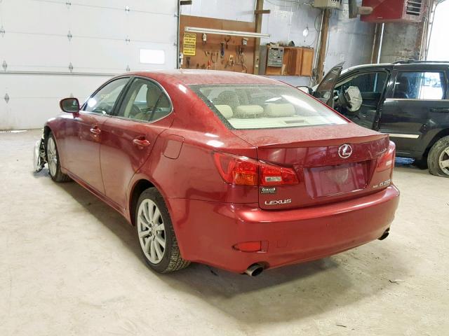 VIN WAUABAF41RN004358 2006 LEXUS IS 250 no.3