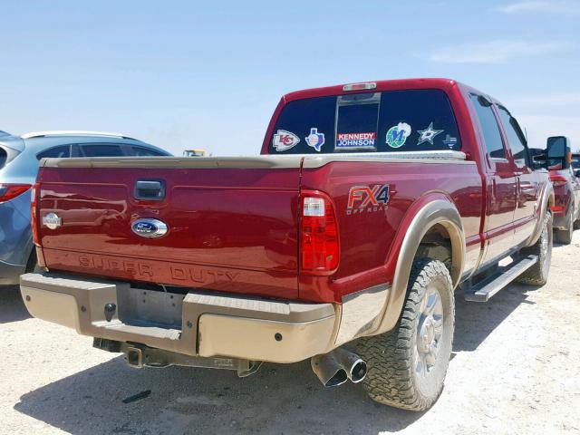 VIN 1C4BJWKG9DL671853 2014 FORD F250 SUPER no.4