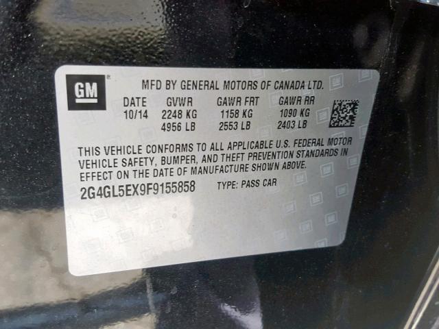 2G4GL5EX9F9155858 Buick Regal
