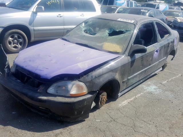 1997 Honda Civic Coupe 1 6l 4 Gas Black للبيع Colton Ca