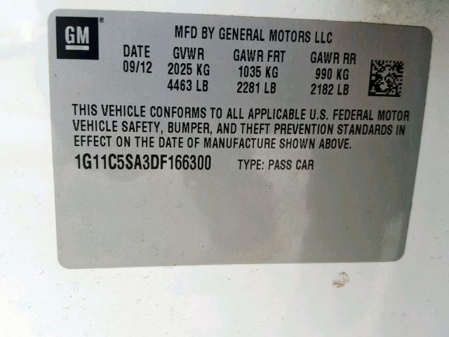 VIN 1C4NJCEA5ED606691 2014 Jeep Compass, Latitude no.10