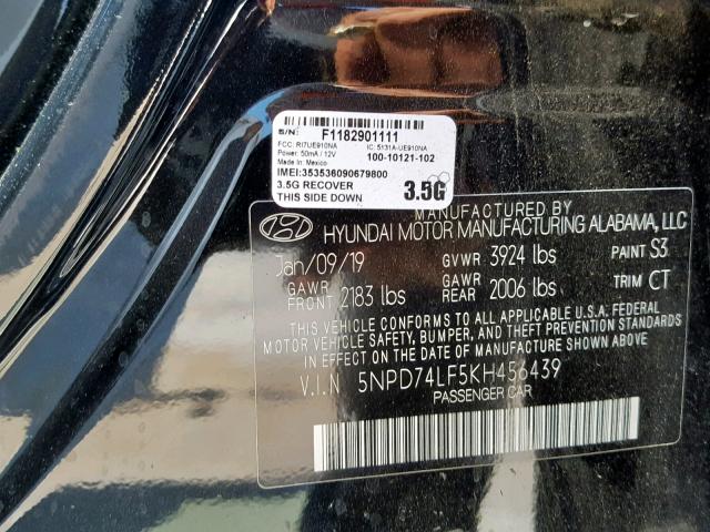 2019 HYUNDAI ELANTRA SE #3304638944