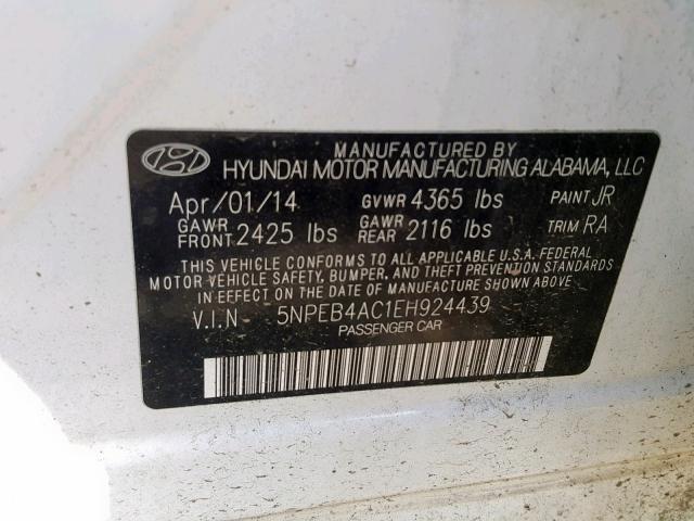 VIN 4T1BF1FK9GU245139 2016 Toyota Camry, SE no.10