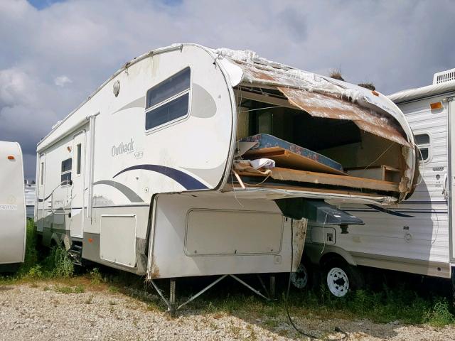 Salvage cars for sale from Copart Cicero, IN: 2004 Outback Travel Trailer