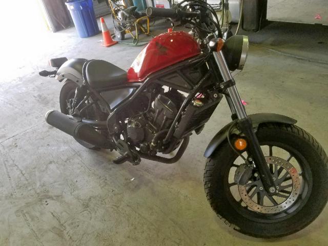 honda cmx300 (rebel 300) 2017 vin mlhnc5301h5002180