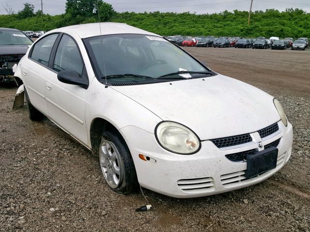 dodge neon 2005 vin 1b3es56c55d154462