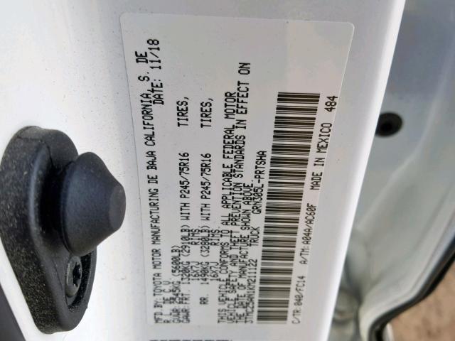 2019 TOYOTA TACOMA DOU 3TMCZ5AN1KM211122