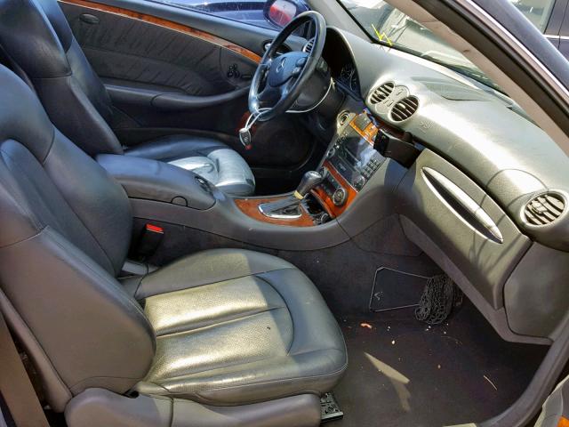 mercedes-benz clk-class 2005 vin wdbtj75j35f148425