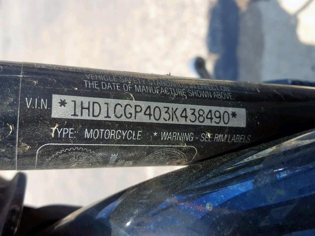 2003 HARLEY-DAVIDSON XL1200 C A 1HD1CGP403K438490
