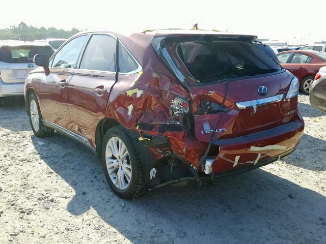 2010 LEXUS RX 450 JTJZB1BA1A2002856