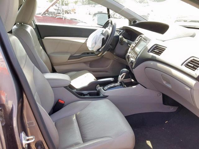 2015 Honda Civic Exl 1 8l 4 للبيع في Finksburg Md Lot 40958509