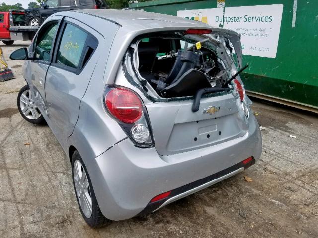 Salvage Title 2015 Chevrolet Spark Hatchbac 1 2l 4 For Sale In